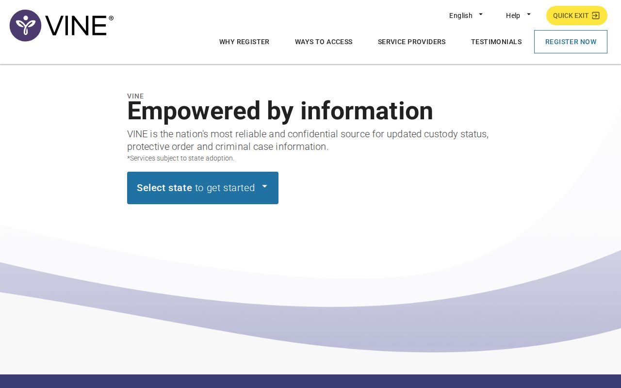 VINELink search interface used for a Kentucky custody lookup